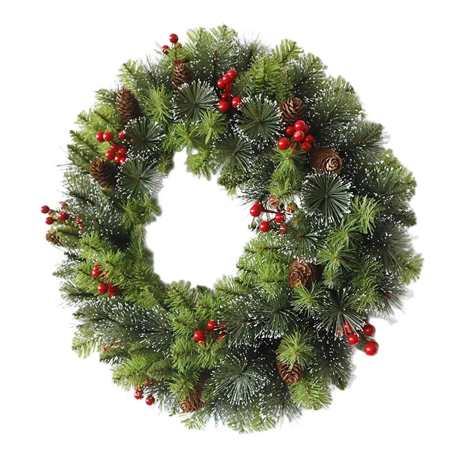 Artificial Wreath Christmas Garland Wall Hanging Decoration-1