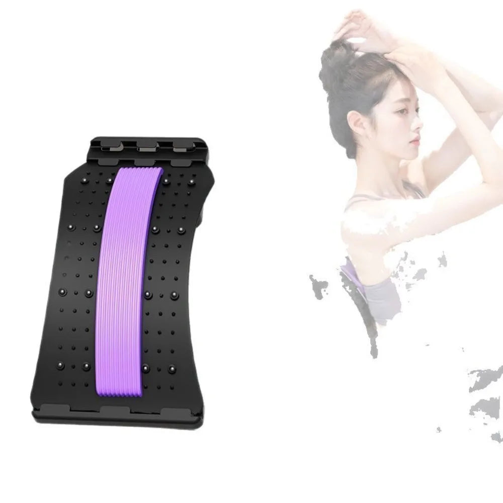 Back Massager Stretch Lumbar Support Relaxation Spine Pain Relief Vertebral Relaxer Stretches The Lower Traction Corrects Waist