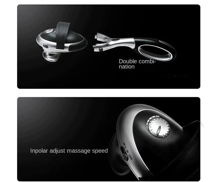 Percussion Action Variable Speed Split Type Massager Heat Adjustable Intensity Rechargeable Multi-functional Full Body Massager