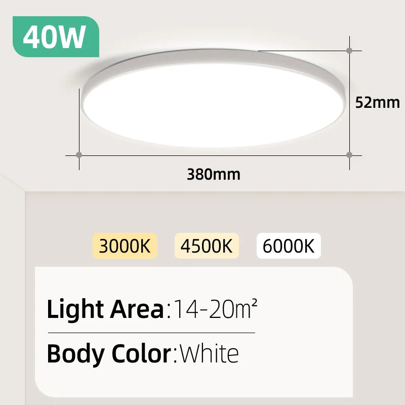 Modern LED Ceiling Lamp Chandelier LED Panel Lamp Bedroom Ceiling Light Kitchen Led Lighting for Living Room Home Decor Luminair