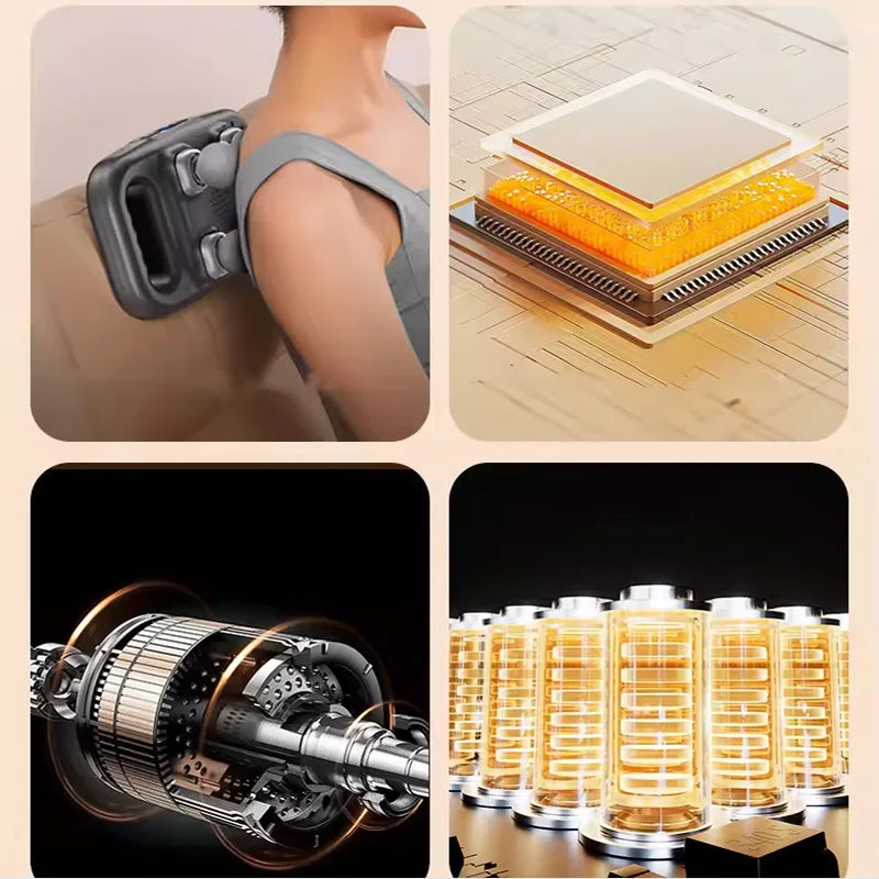 Multi-functional Body massager Electric deep tissue relief muscle soreness body relaxation professional massager