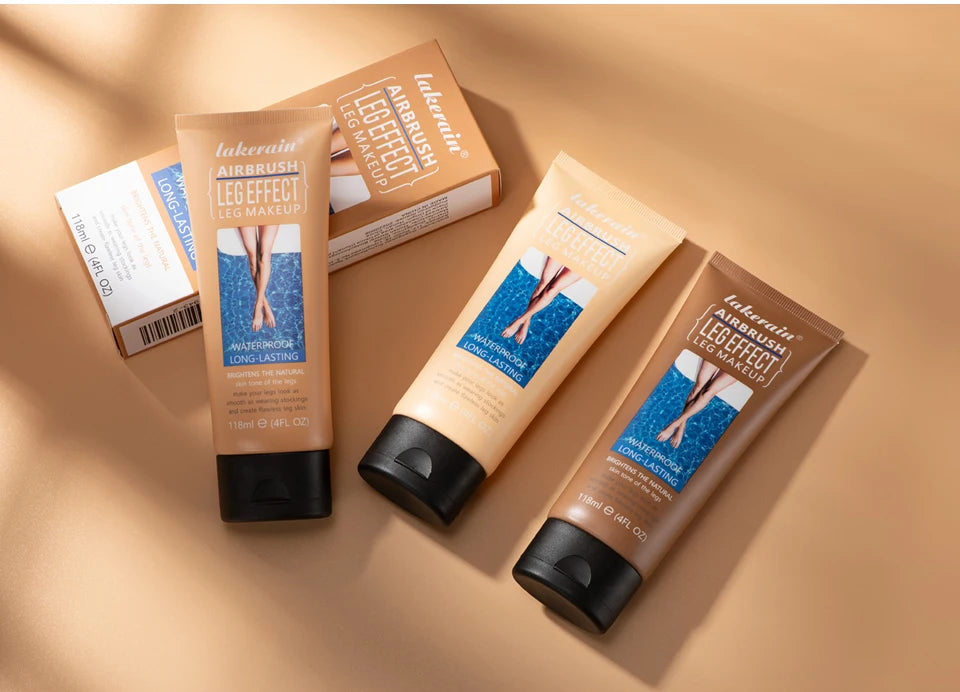 Leg Makeup Lotion Even Skin Tone Body Foundation Waterproof Long Lasting Body Tanning Cream Medium Bronze Leg Makeup