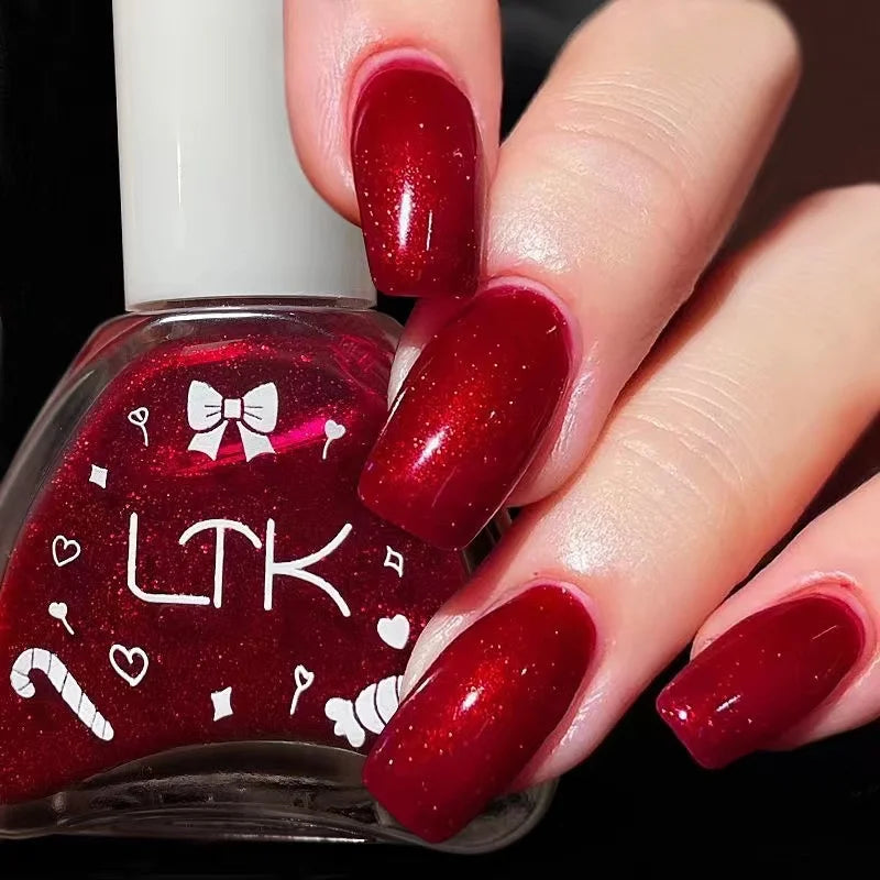 Pink Color Quick Air Dry Nail Polish LTK24