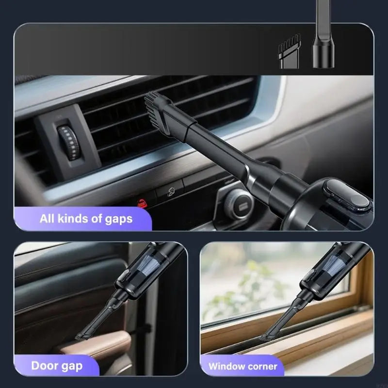 Handheld Vacuum Cleaner Cordless Mini Car Vacuum Cleaner Rechargeable for Car, Home, Office, Pet Hair Cleaning