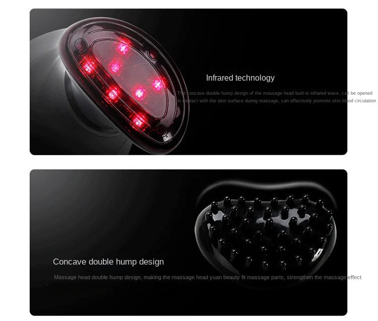 Percussion Action Variable Speed Split Type Massager Heat Adjustable Intensity Rechargeable Multi-functional Full Body Massager