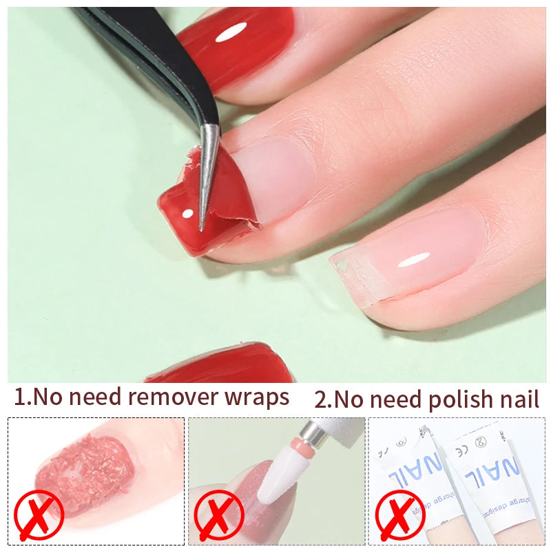 AWStorG 15ML Peel Off Base Coat UV Gel Nail Polish Clear Primer Semi Permanent UV Soft Practice Gel For Protect Care Nails Art