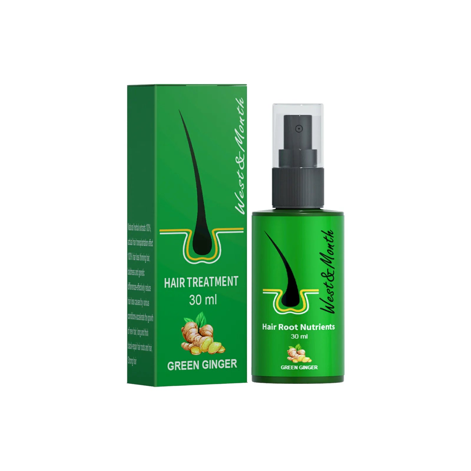 Hair Growth Spray for Baldness Hair Loss Repair Damaged Scalp Serum Liquid Thickening Hair Root Treatment Longer Healthier Hair
