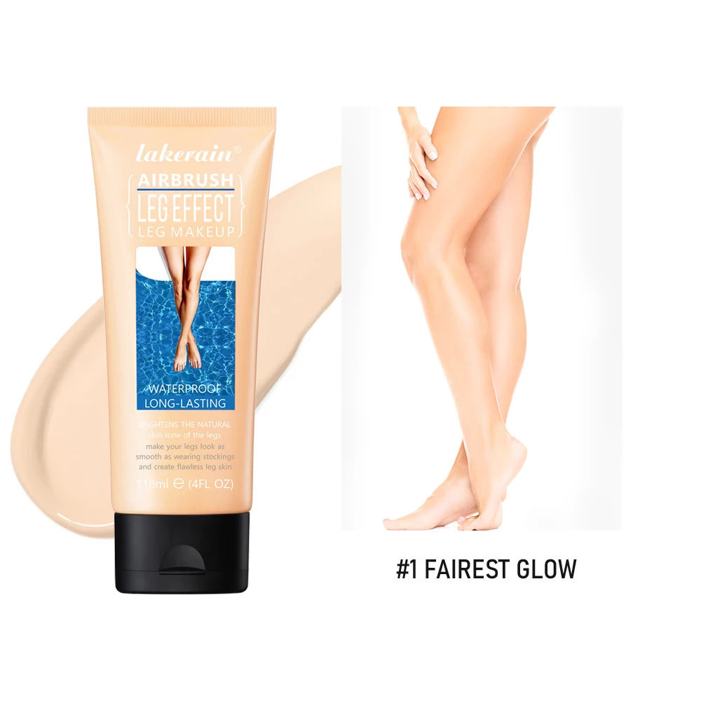 Leg Makeup Lotion Even Skin Tone Body Foundation Waterproof Long Lasting Body Tanning Cream Medium Bronze Leg Makeup