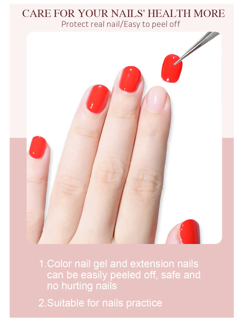 AWStorG 15ML Peel Off Base Coat UV Gel Nail Polish Clear Primer Semi Permanent UV Soft Practice Gel For Protect Care Nails Art