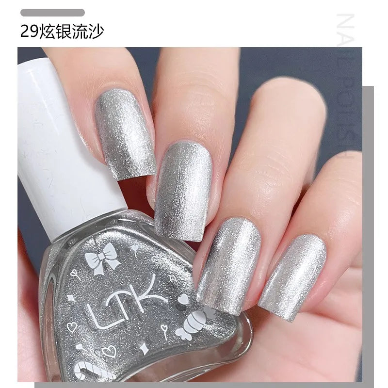 Pink Color Quick Air Dry Nail Polish LTK24