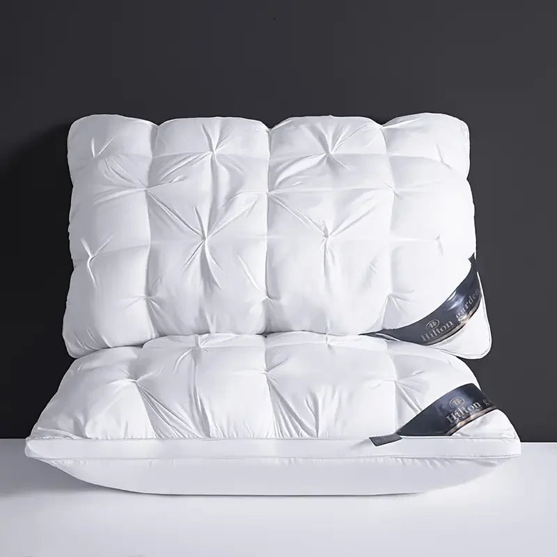 Bedding Bed Pillows for Sleeping Queen Size (White), Cooling Hotel Quality, Gusseted Pillow for Back, Stomach or Side Sleepers