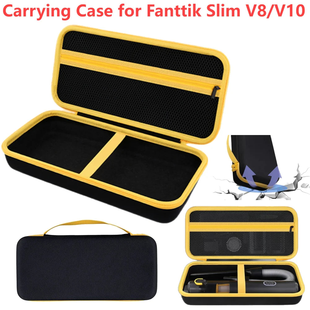 Waterproof Car Cordless Vacuum Cleaner Storage Bag Portable Shockproof Car Vacuum Cleaner Storage Box for Fanttik Slim V8/V10