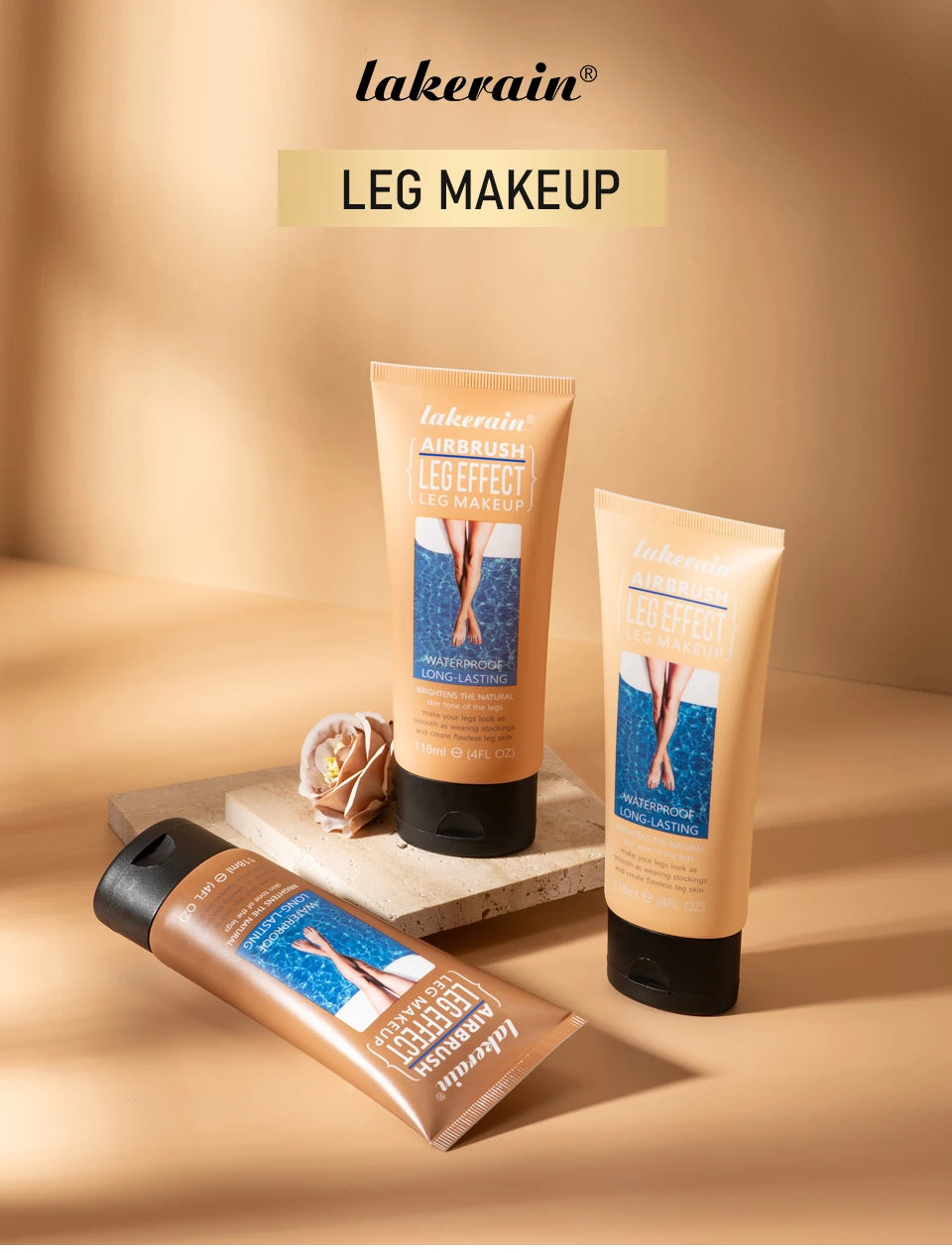 Leg Makeup Lotion Even Skin Tone Body Foundation Waterproof Long Lasting Body Tanning Cream Medium Bronze Leg Makeup