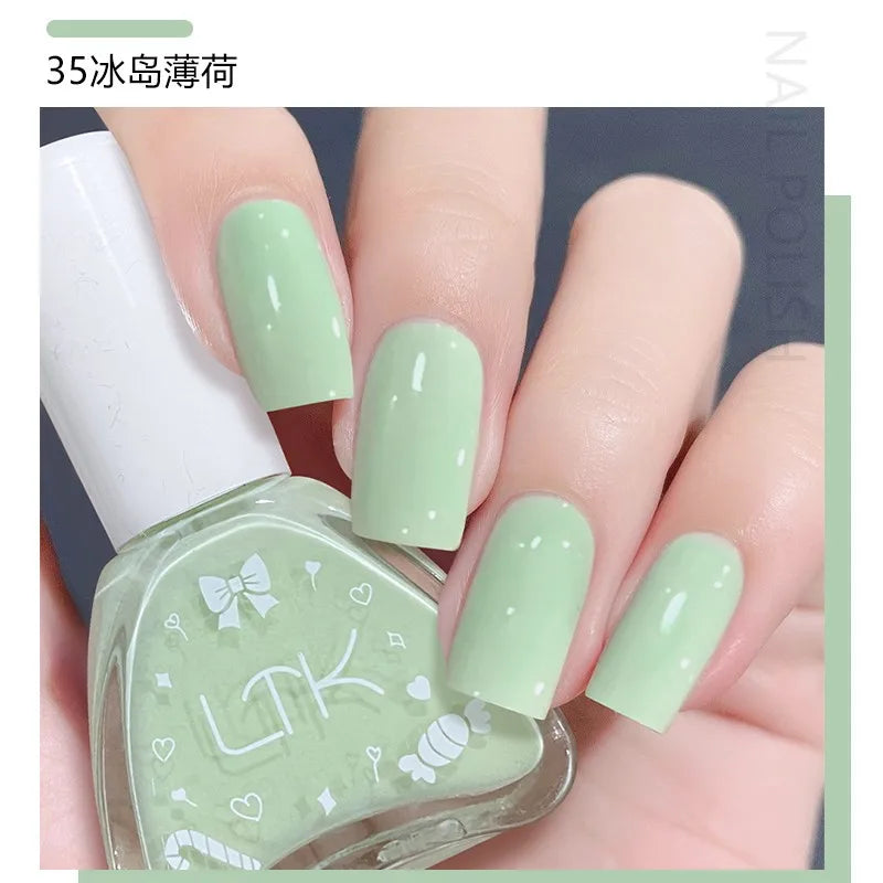 Pink Color Quick Air Dry Nail Polish LTK24