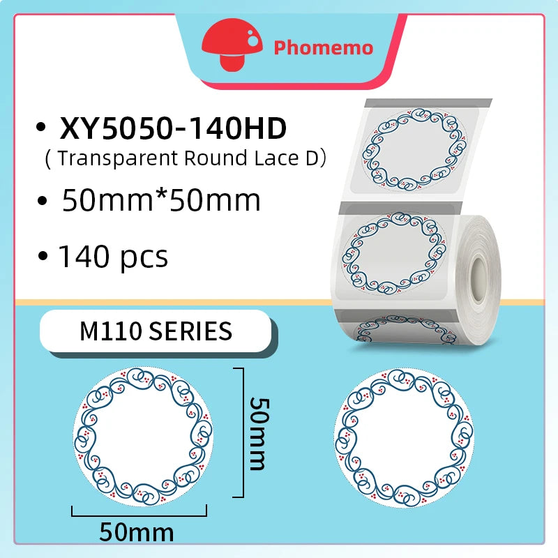 Phomemo M110 Thermal Wireless Label Printer Portable Bluetooth Sticker Mini Printer Barcode Label Maker Price Tag Printers DIY