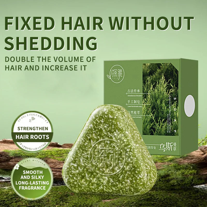 Natural Hair Loss Control Soap Hair Loss Control Oil Control Activates Follicles Handmade Herbal Shampoo Bar For Men Women