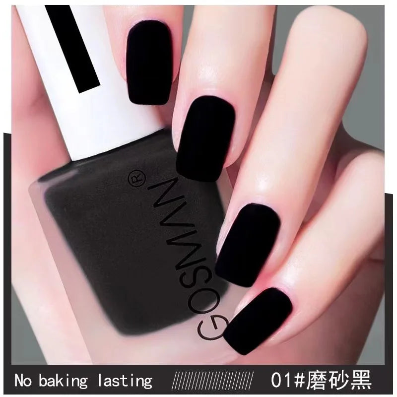 Waterproof Velvet Matte Quick Dry Nail Polish Pink Color