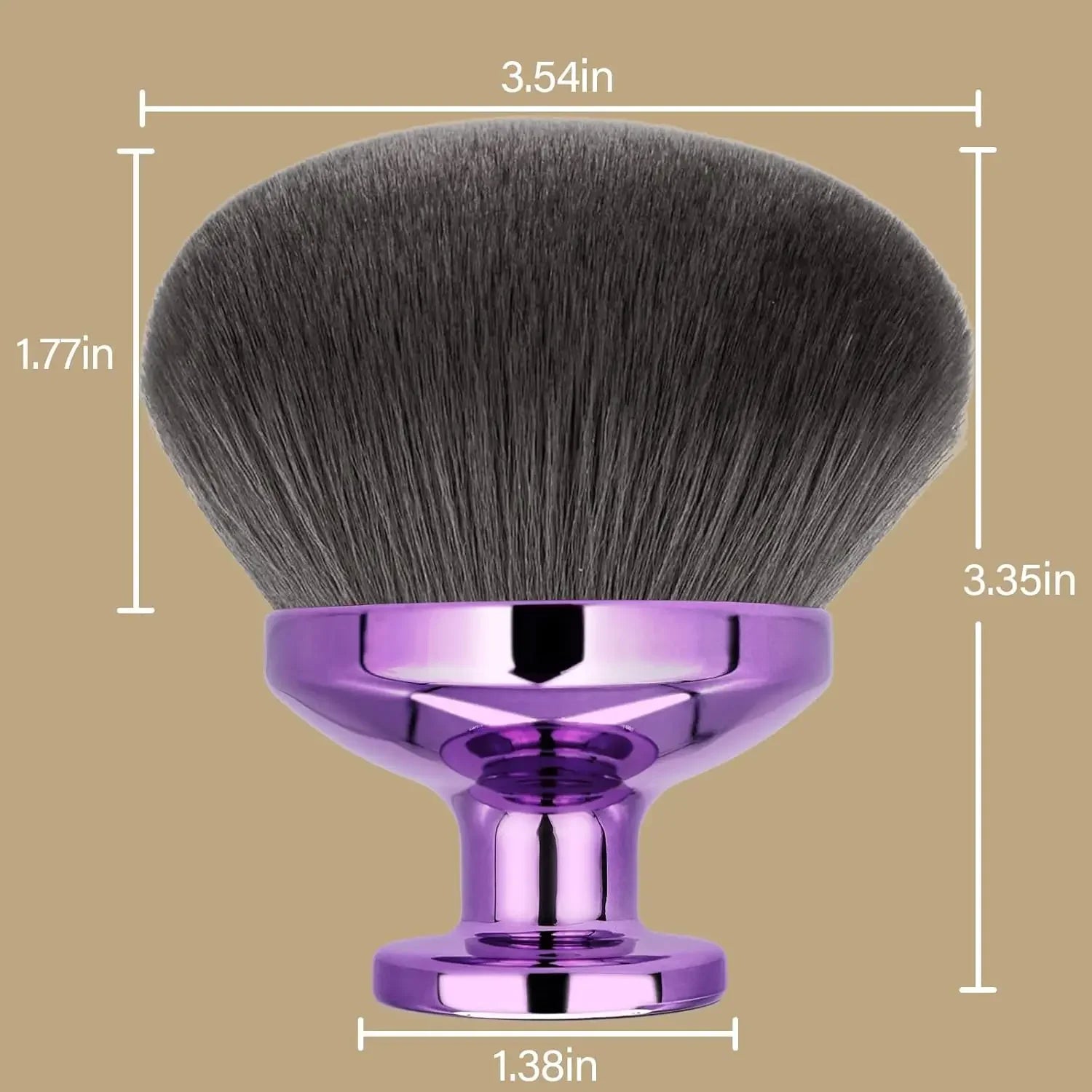 Extra Large Body Makeup Brush for Self Tanner, Leg Makeup Bronzer Oval-shaped Flawless Kabuki Brush Kabuki Foundation Brush