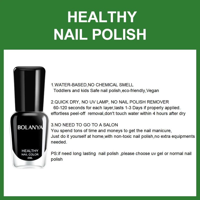 Water Based Vegan Non-toxic Glossy Top Coat for Halal Nail Polish