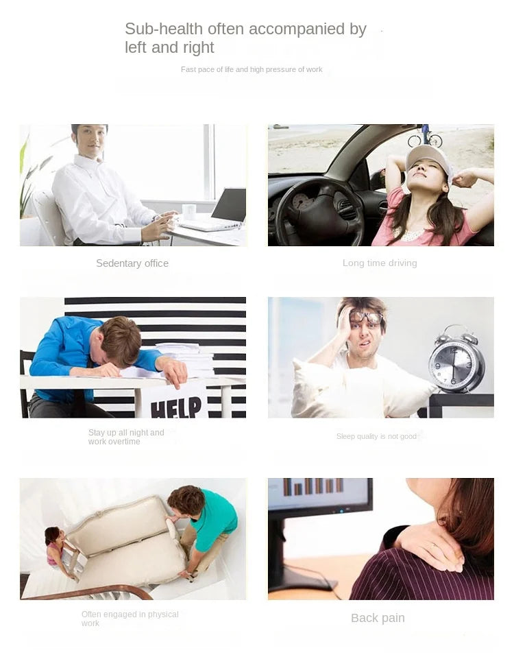 Percussion Action Variable Speed Split Type Massager Heat Adjustable Intensity Rechargeable Multi-functional Full Body Massager