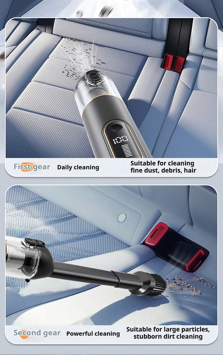 Uurmi Car Vacuum Cleaner 3 In1 Wireless Automobile Vacuum Cleaner Handheld Mini Dust Catcher