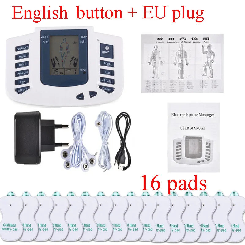 Relaxing Body Muscle Massager Tens Relief Pain Therapy  Acupuncture Neck Back Foot Health Electric Slimming Massage Machine