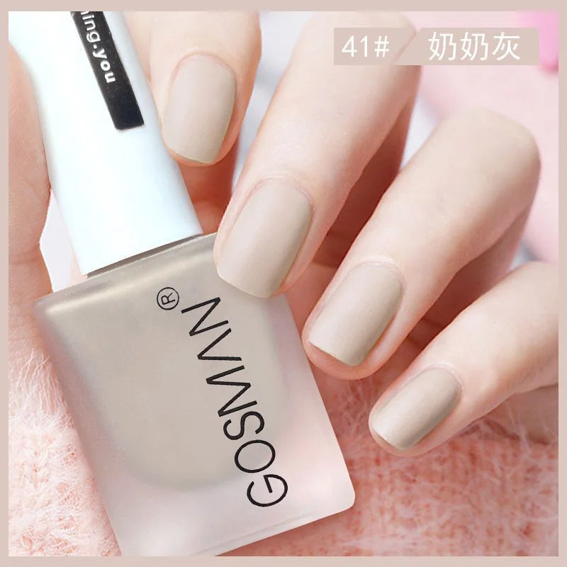 Waterproof Velvet Matte Quick Dry Nail Polish Pink Color