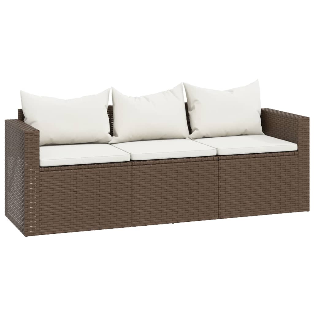 vidaXL Patio Furniture Set Patio Lounge Set Outdoor Furniture Poly Rattan