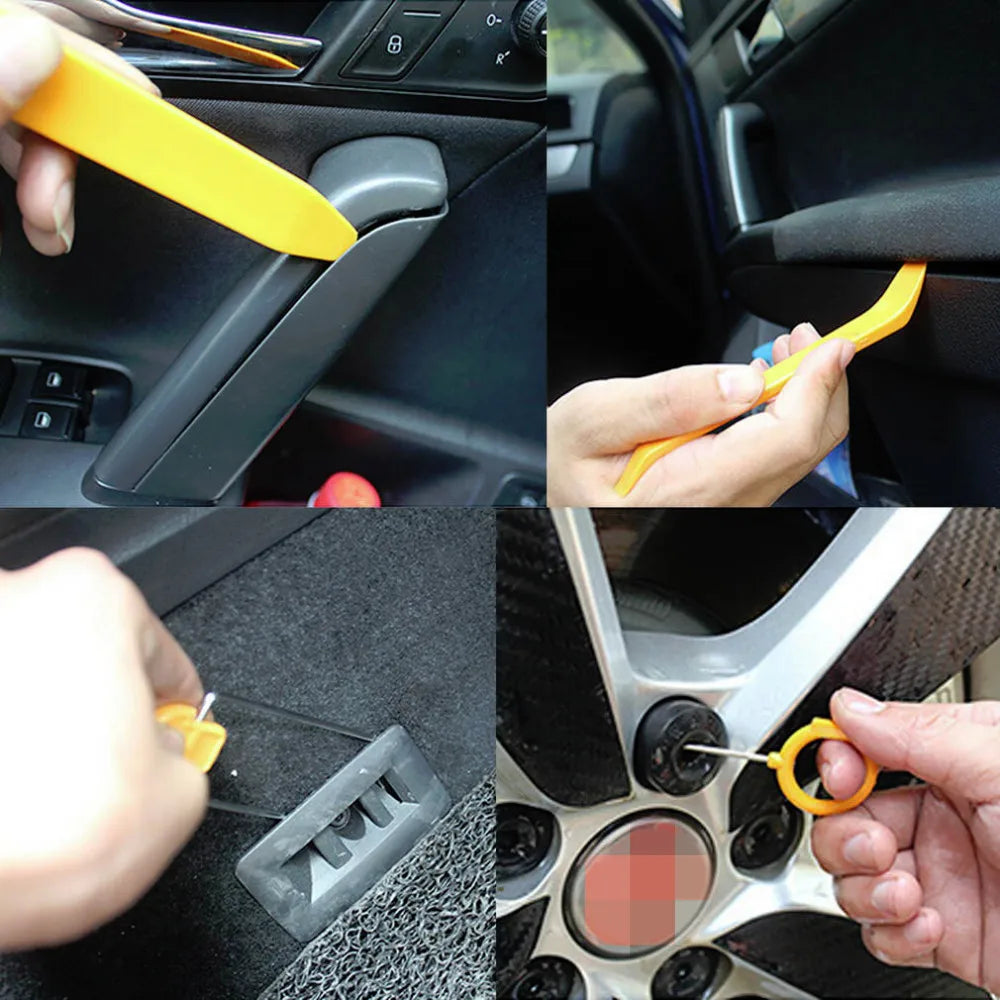 OBDIICAT A+Quality Disassembly Tools Car DVD Player Stereo Refit  Interior Plastic Trim Panel Dashboard Installation Removal Pry