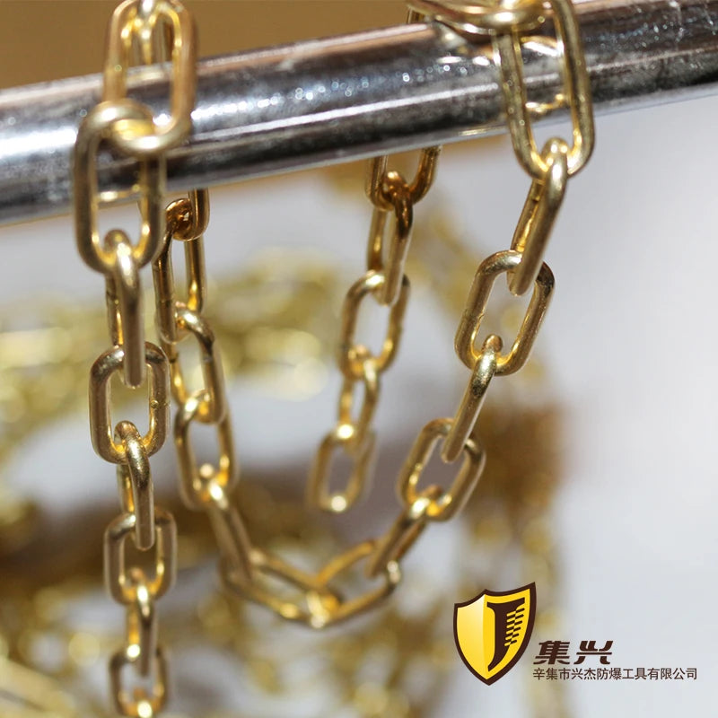 3mm in diameter  , Explosion-proof chain, solid copper chain, pure brass chain