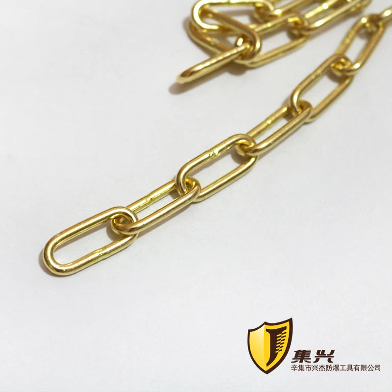 3mm in diameter  , Explosion-proof chain, solid copper chain, pure brass chain
