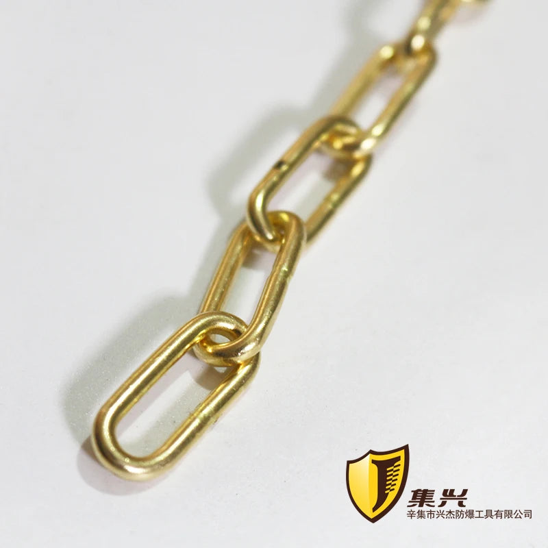3mm in diameter  , Explosion-proof chain, solid copper chain, pure brass chain