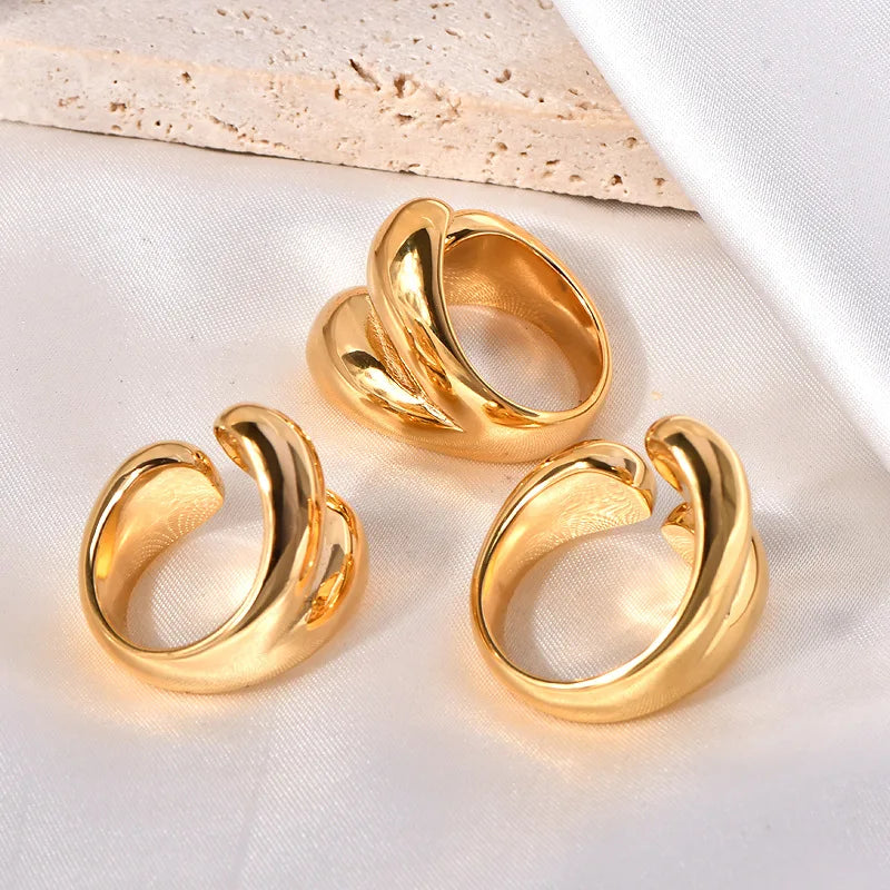 Chunky Gold Bangle Statement Big Wide Gold Bangle African Trendy No Fade Wrist Forever No Rust Bijoux
