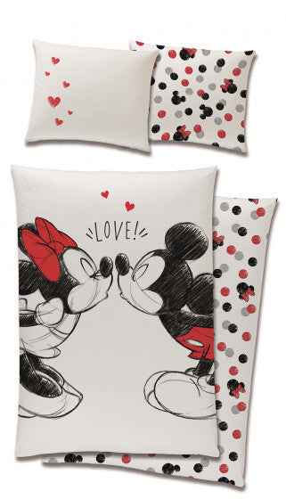 MICKEY MOUSE love bedding Bedding set 100% cotton 140x200 + 65x65