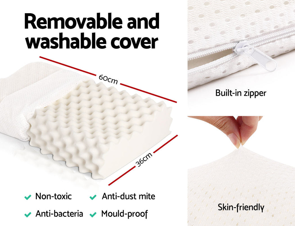 NNEDSZ Bedding Natural Latex Pillow