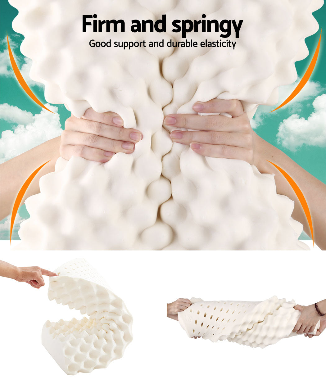 NNEDSZ Bedding Natural Latex Pillow