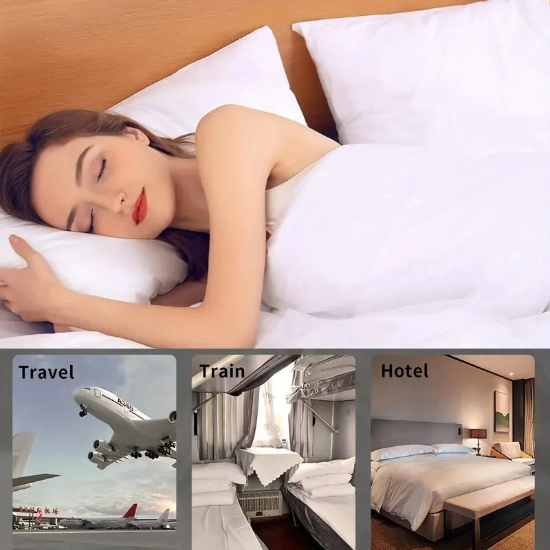 1pc Travel-Ready Disposable Bedding Set - Ultra-Soft & Durable Including Bed Sheet Duvet Cover Pillowcase Quilt Cover - Perfect