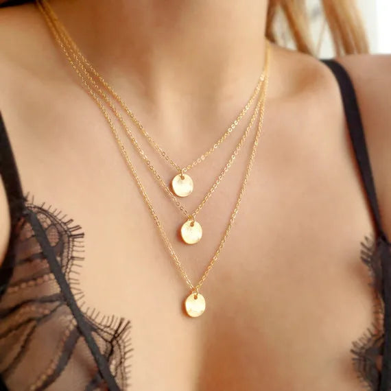 Tenande Vintage Clavicle Chain Necklaces Flowers Tassel Necklaces for Women Bohemian Jewelry Gifts