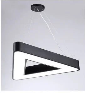 Simple Led Office Chandelier Creative Hexagonal Round Y-shaped splicing Special-Shaped Chandelier Gym Office Light