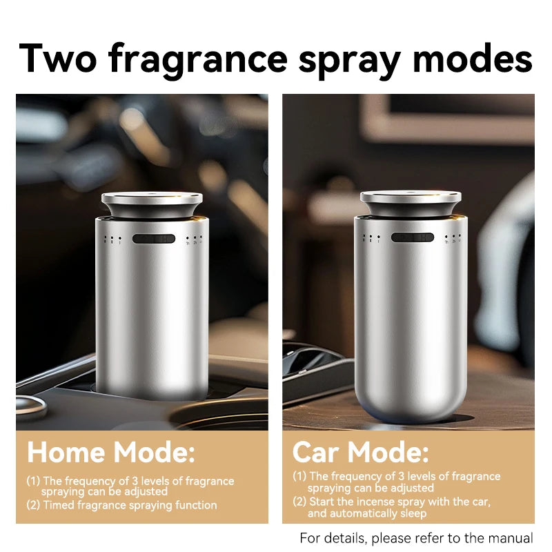 Smart Car Diffuser for Electric Cars Dual Mode Aromatherapy Machine Home Car Air Freshener Instant Deodorizer Enduring Scent