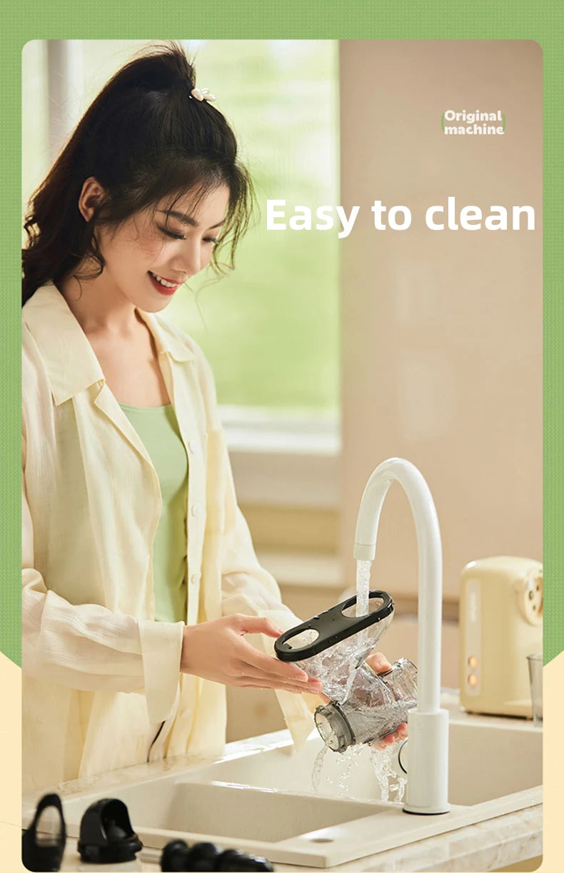 Slow Electric Juicer Multifunction Fruit Vegetable Screw Cold Press Extractor Automatic Squeezer Citrus Juicer Portable Blender