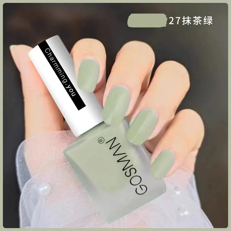 Waterproof Velvet Matte Quick Dry Nail Polish Pink Color