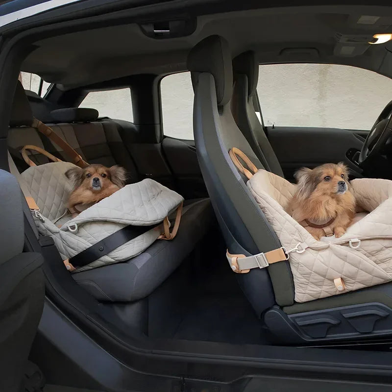 New Style Casual Fashion Luxury Pet Dog Cat Carrying Tote Bag Dog Car Carrier Booster Seat Pet Carriers