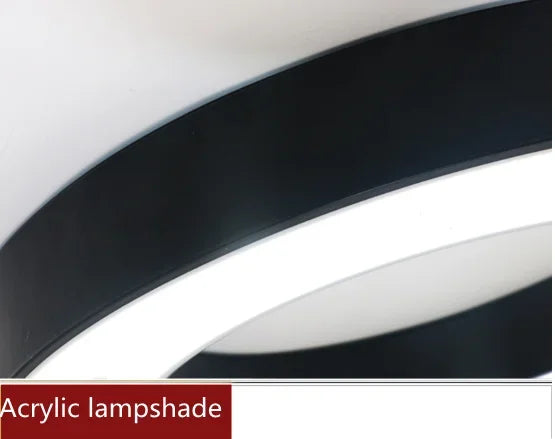 Simple Led Office Chandelier Creative Hexagonal Round Y-shaped splicing Special-Shaped Chandelier Gym Office Light