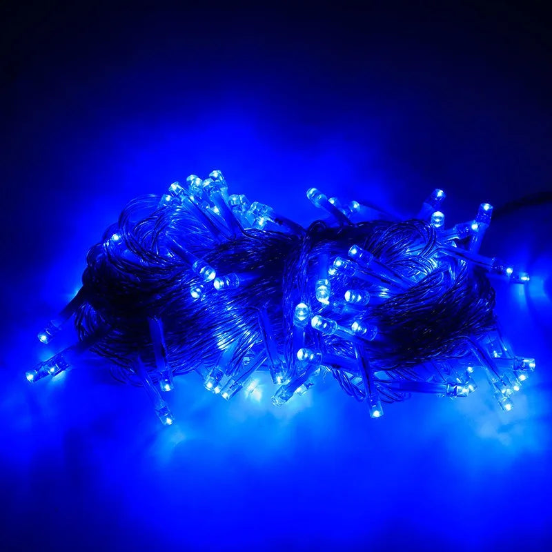 10M 20M Christmas Garland Led String Lights Festoon Fairy Lights New Year Lamp Outdoor Lighting for Wedding Party Decoration