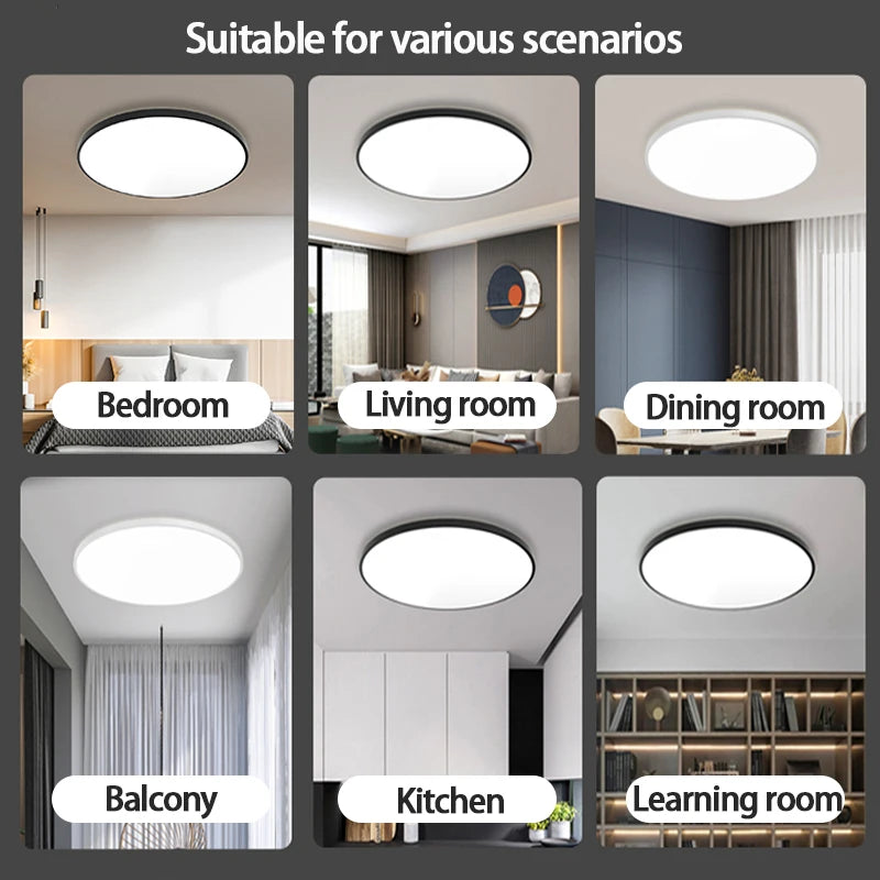 Modern LED Ceiling Lamp Chandelier LED Panel Lamp Bedroom Ceiling Light Kitchen Led Lighting for Living Room Home Decor Luminair