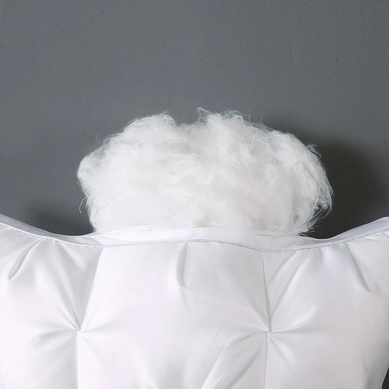Bedding Bed Pillows for Sleeping Queen Size (White), Cooling Hotel Quality, Gusseted Pillow for Back, Stomach or Side Sleepers