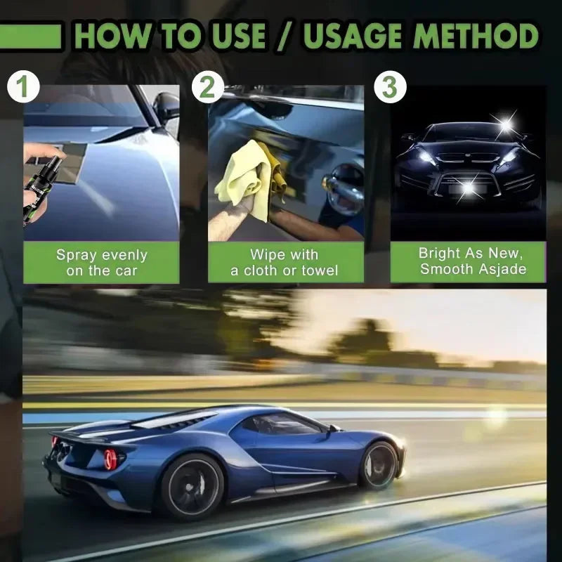 Automobile Quick Coating Spray Polishing Repair Detergent Paint Protection Spray Automobile Accessories ZN7V&cpd