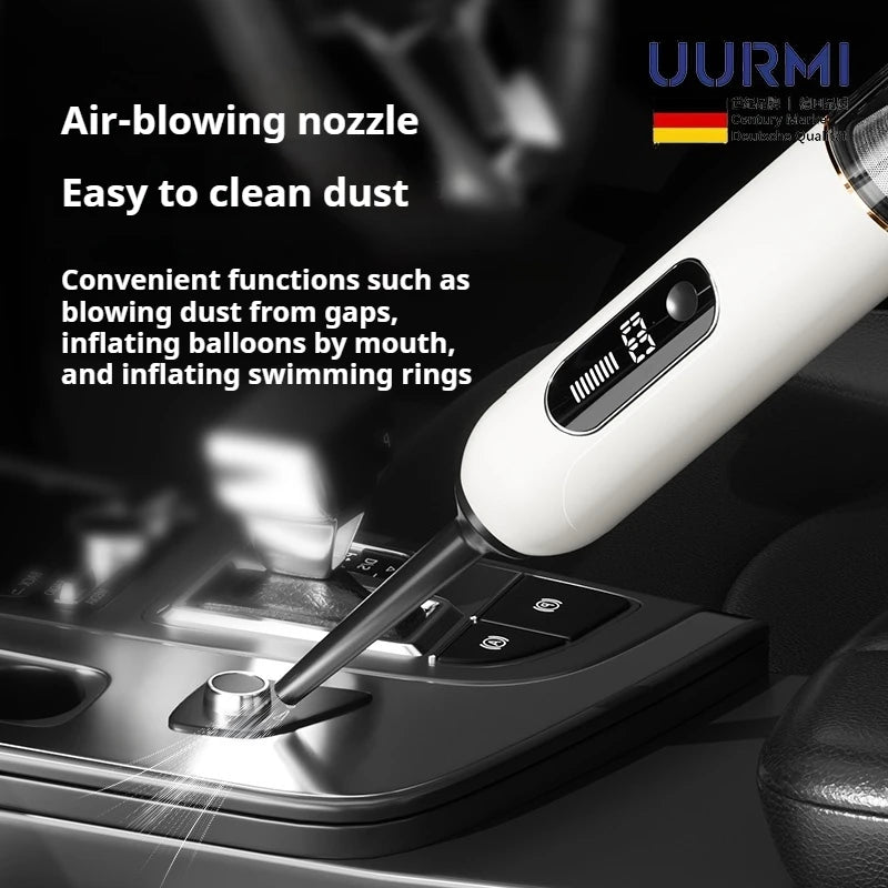 Uurmi Car Vacuum Cleaner 3 In1 Wireless Automobile Vacuum Cleaner Handheld Mini Dust Catcher