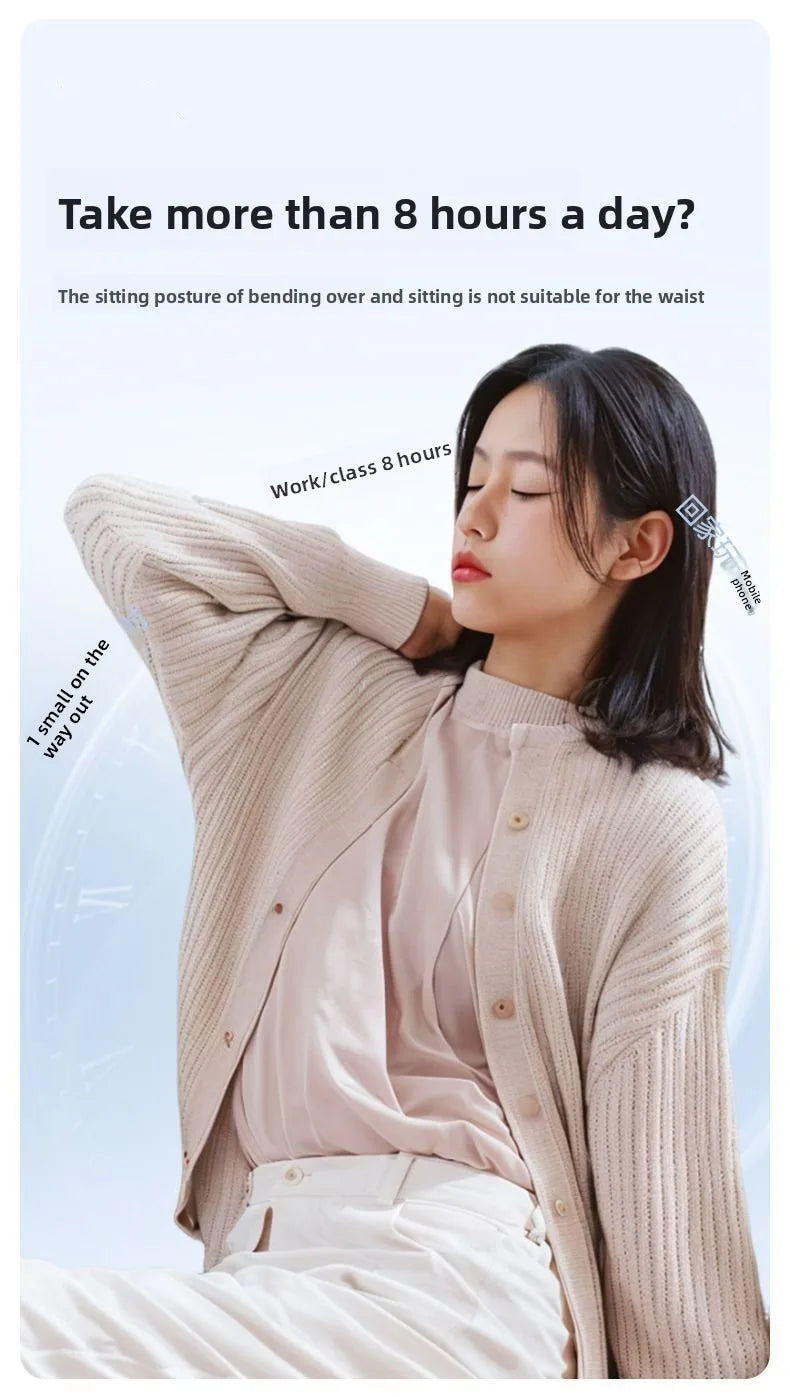 Back Massager Stretch Lumbar Support Relaxation Spine Pain Relief Vertebral Relaxer Stretches The Lower Traction Corrects Waist